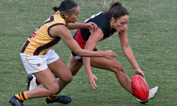 BullBF_webhero.jpg Young Bombers star Hayley Bullas has written her name into Essendon's history books.